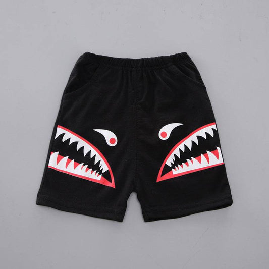 0-5 year old boy short sleeve two-piece suit - Mubimart