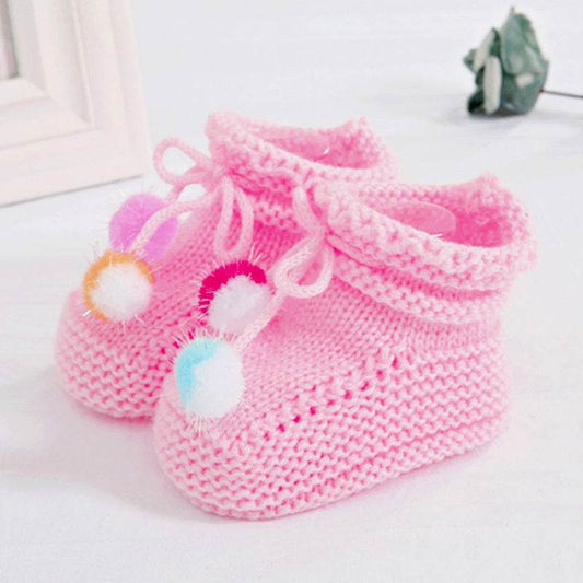 0-6 Months Newborn Soft Bottom Baby Toddler Shoes - Mubimart