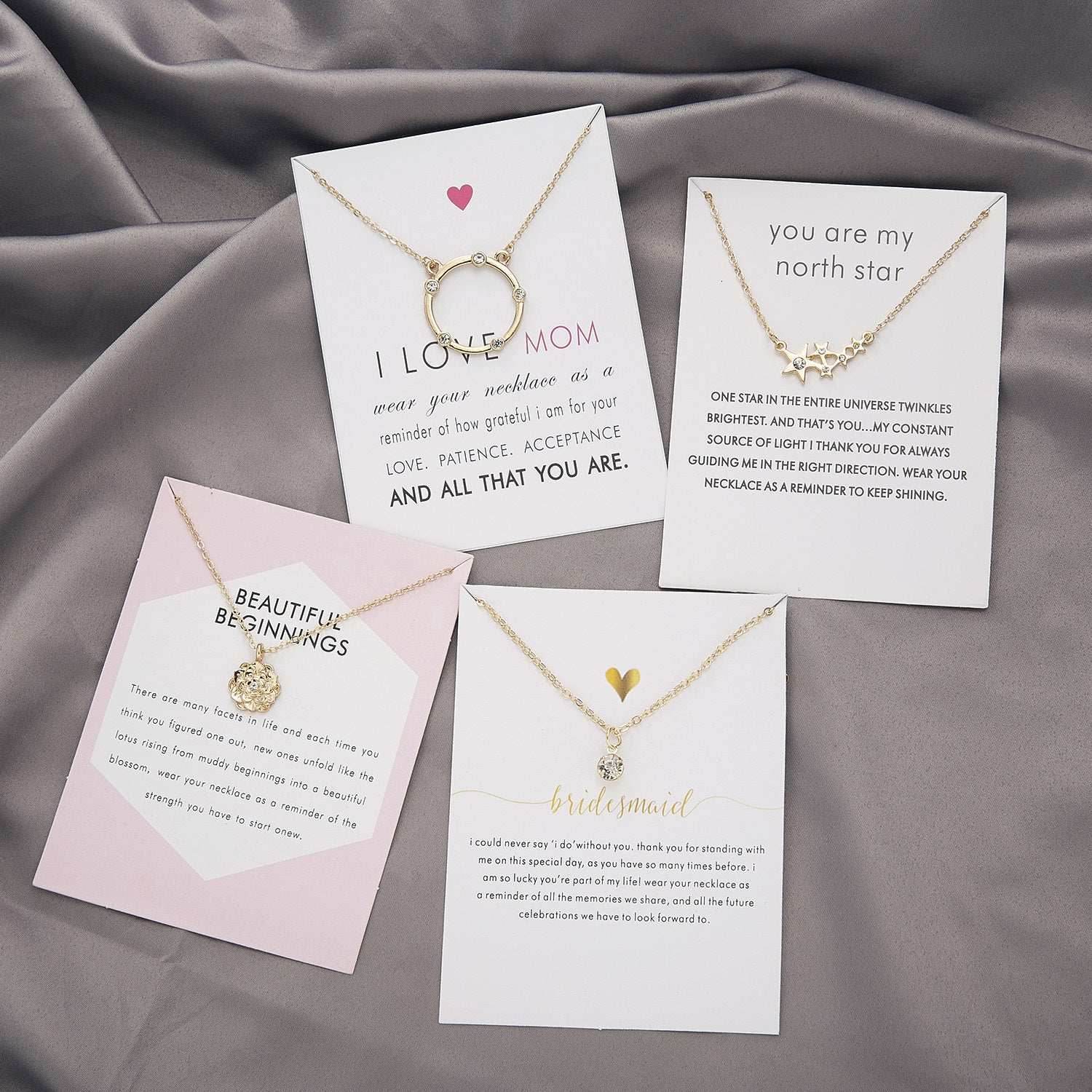 Moon Zircon Pearl Pendant Necklace Gold Color Geometric Choker For Women Jewelry Moms Gift - Mubimart