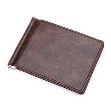 Men's Fashion PU Leather Short Wallet - Mubimart