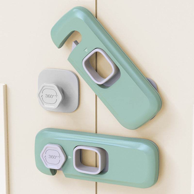 Home Refrigerator Lock Fridge Freezer Door Catch Lock Toddler Kids Child Cabinet Safety Lock For Baby Safety Child Lock - Mubimart