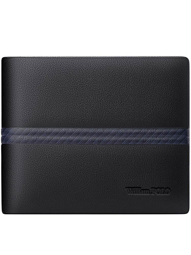 Men's First Layer Leather Wallet - Mubimart