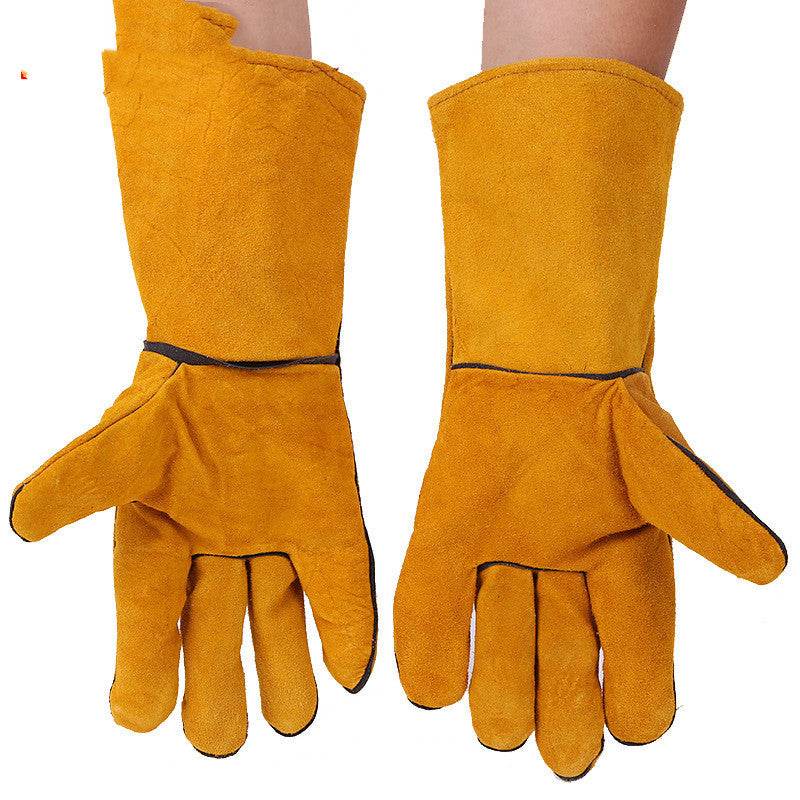 Welding Gloves Cowhide Gloves - Mubimart