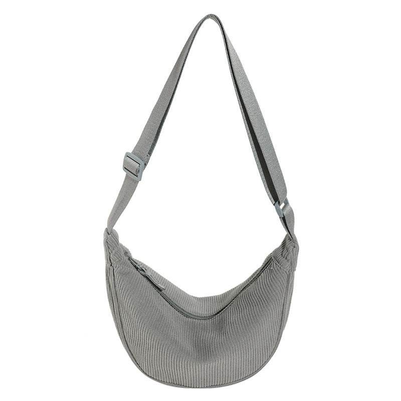 Lightweight Small Satchel Underarm Bag Shoulder Canvas Bag - Mubimart