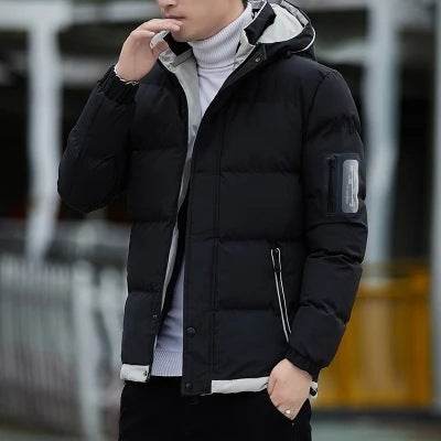 Men Fashion Casual Padded Down Jacket - Mubimart