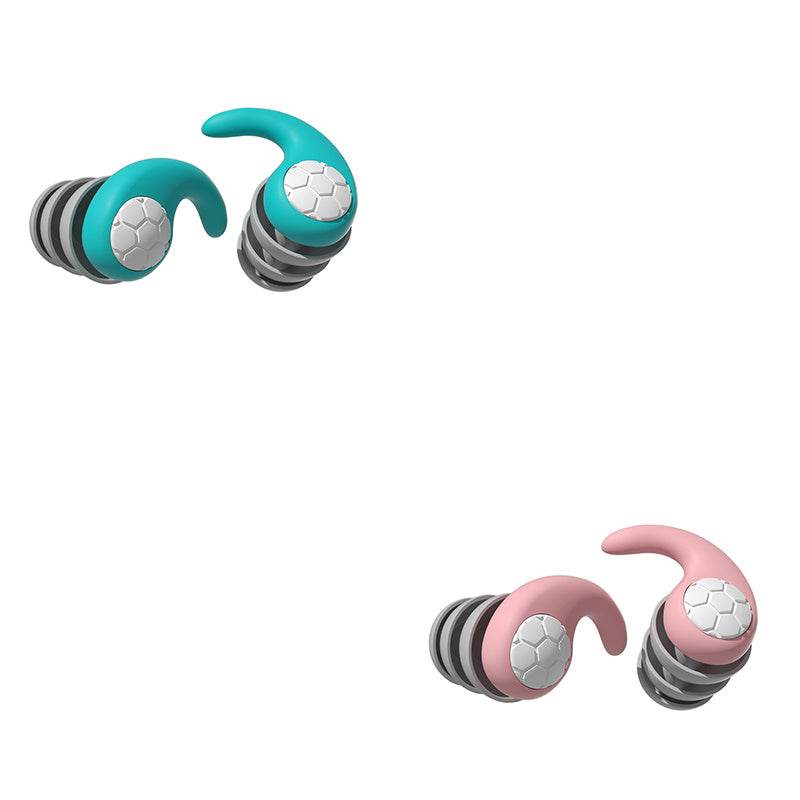 Sleeping And Swimming Waterproof Three-layer Silent Silicone Soundproof And Noise-reducing Earplug - Mubimart