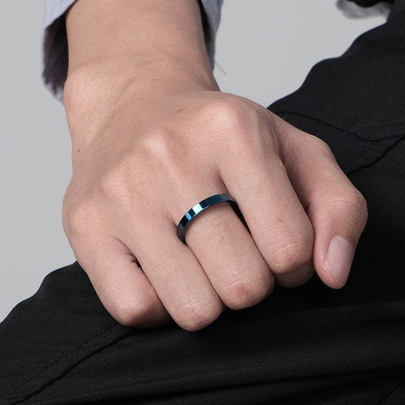 3mm Stainless Steel Stackable Ring Plain Wedding Band for Women Men - Mubimart