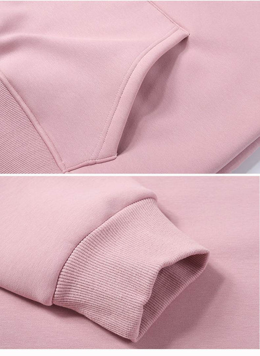 Ladies Fleece Winter Jacket Thick Plus Size Pullover Top - Mubimart