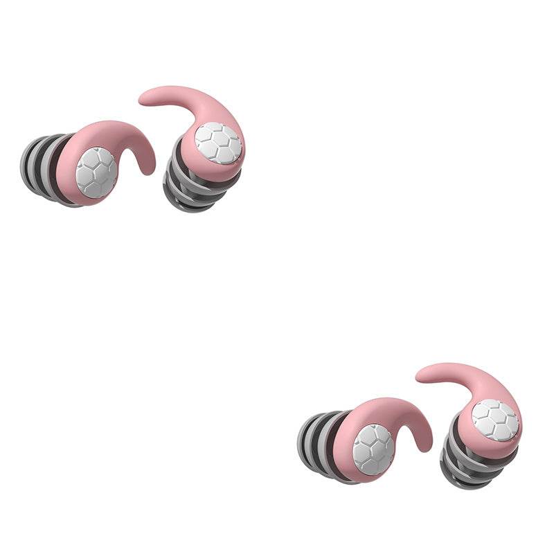Sleeping And Swimming Waterproof Three-layer Silent Silicone Soundproof And Noise-reducing Earplug - Mubimart