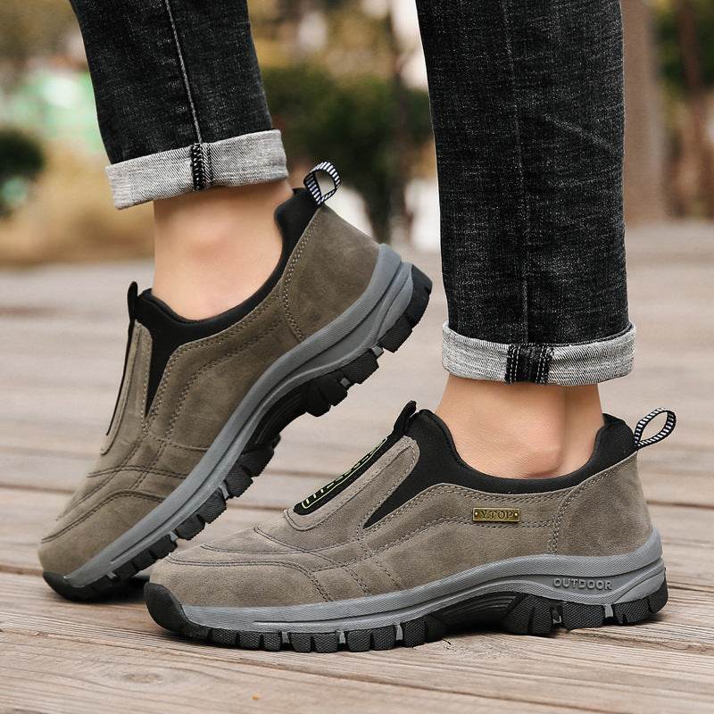 Outdoor Leisure Sports Elderly Walking Shoes Men - Mubimart