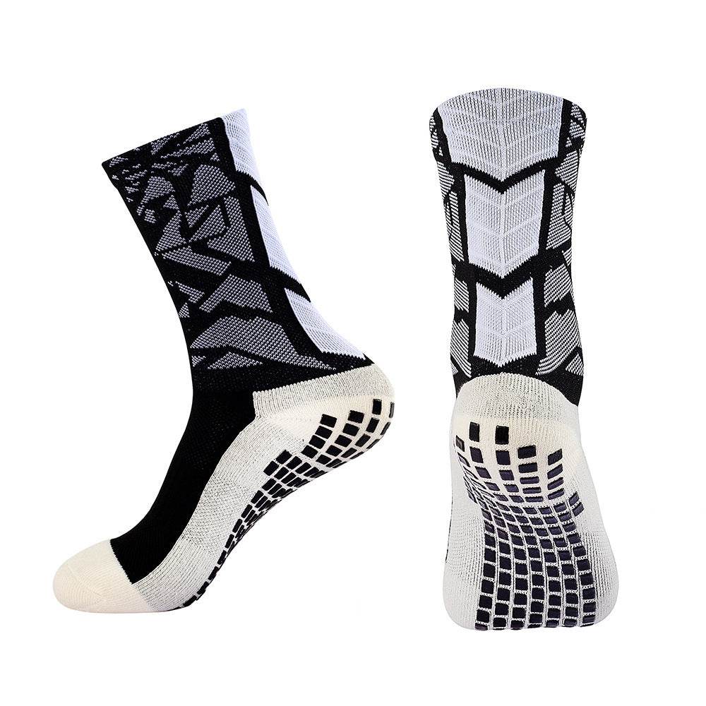Medium Tube Professional Thickened Glue Non-slip Football Athletic Socks - Mubimart