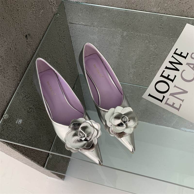 Women's Low Heel Pumps Fashion Shoes - Mubimart