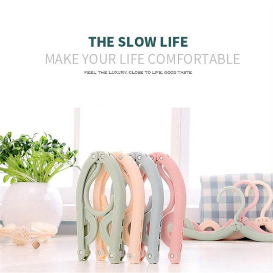 Folding Hanger Travel Portable Hanger Outdoor Travel Simple Hanger - Mubimart