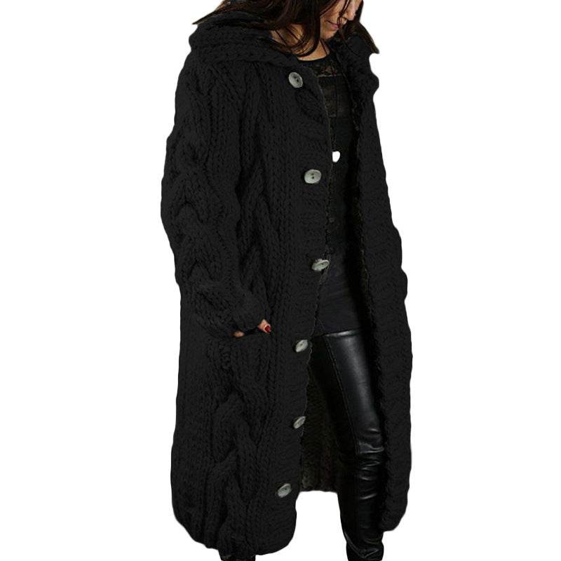 Women's Cardigan Plus Size Sweater Coat - Mubimart