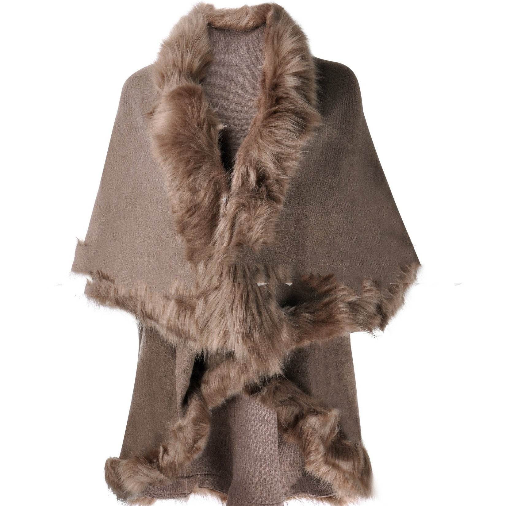 Women's Plus Size Cardigan Loose Cloak - Mubimart