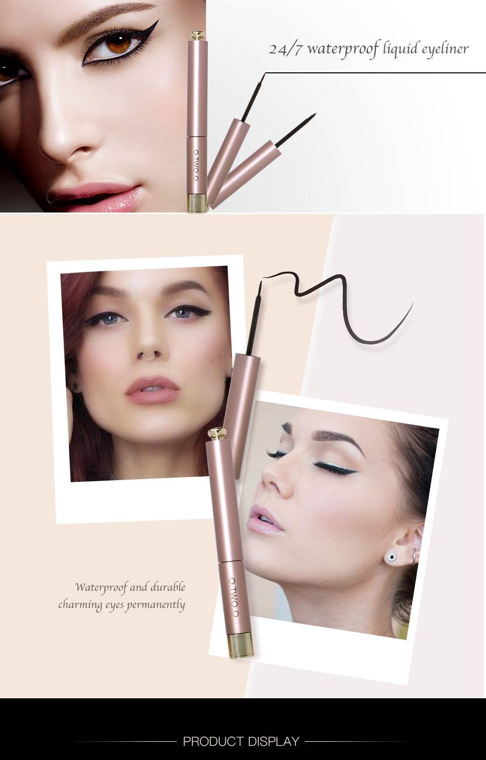 Long Lasting Waterproof Liquid Eyeliner Not Dirty - Mubimart
