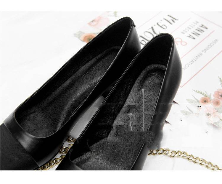 Professional Hotel Working Soft And Versatile Black Work Shoes - Mubimart