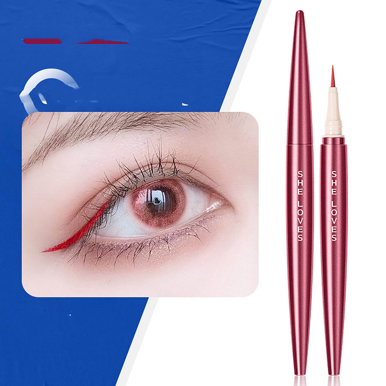 Liquid Eyeliner Pencil In Black Brown Extra Fine Lower Lashes - Mubimart