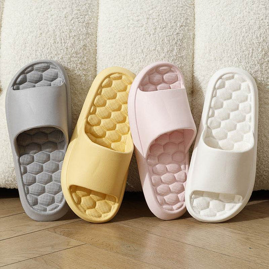 Summer Slippers Foot Massage Design Shoes Women Bathroom Slippers - Mubimart