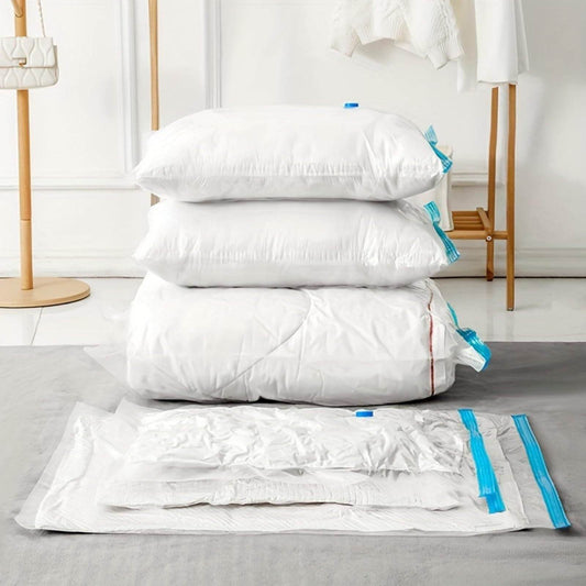 Transparent Vacuum Bag Clothing Compression Household Travel Thickened Plus-sized Quilt Storage Vacuum Organizing Folders - Mubimart