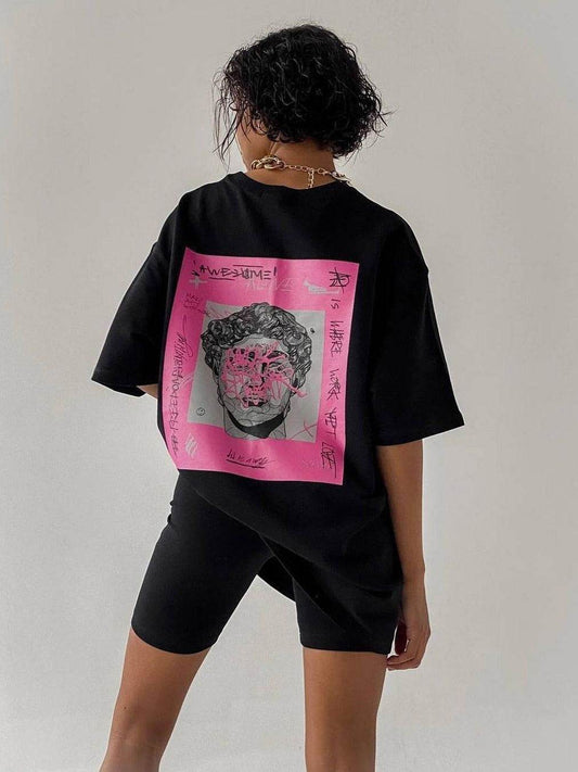 Women's Printed Plus Size Top - Mubimart