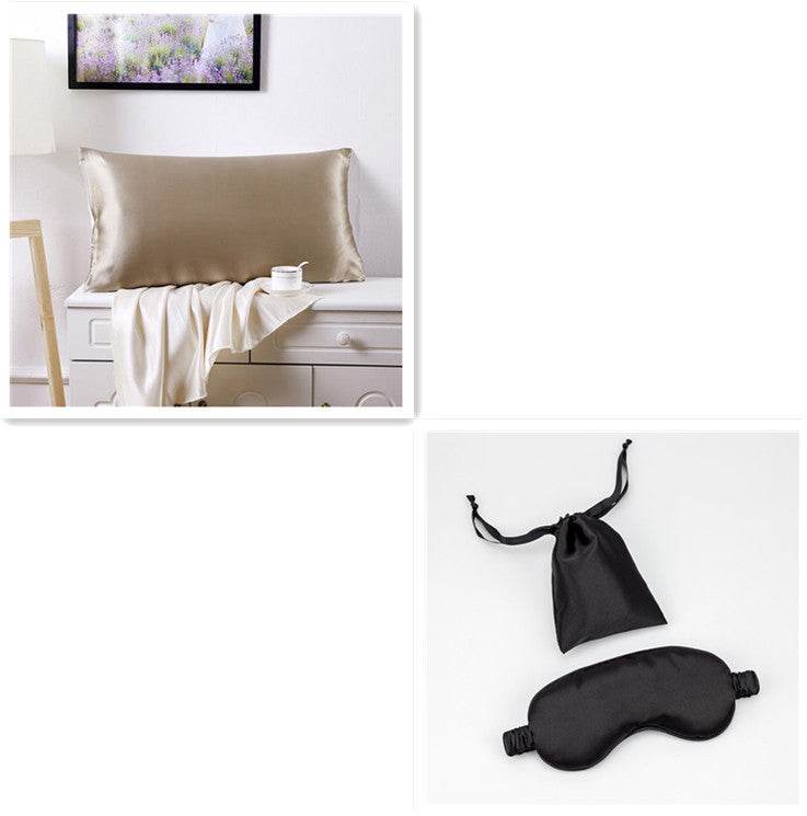 Silk Pillowcase 100 Silk Pillowcase 19mommes Double-Sided - Mubimart