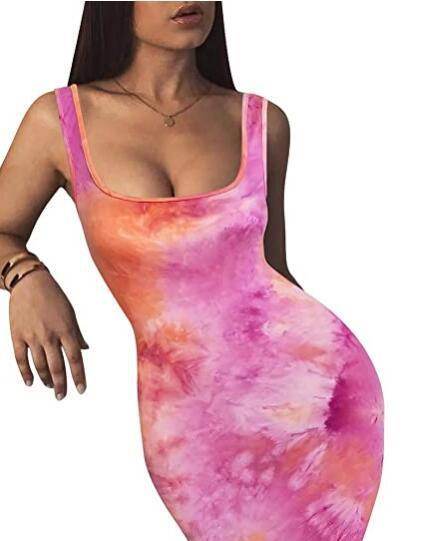 Womens Sexy Bodycon Tank Dress Sleeveless - Mubimart