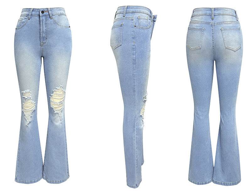 Fashion Temperament Wide-leg Jeans Women - Mubimart