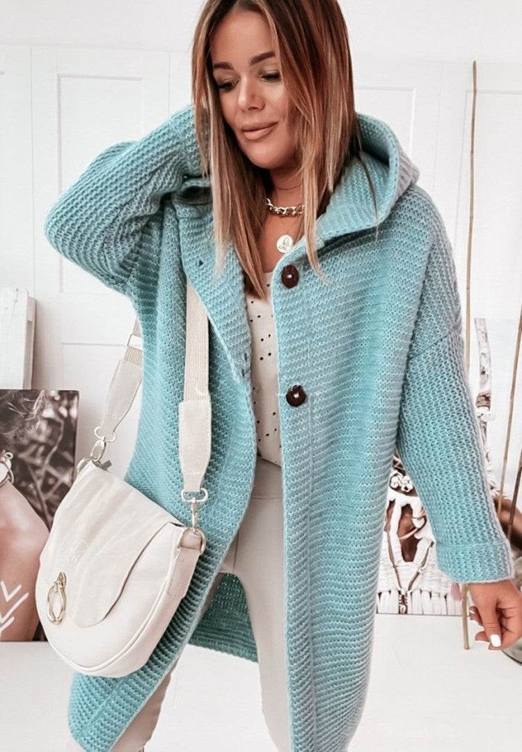 Temperament Commuting Loose Cardigan Women Sweater Plus Size - Mubimart
