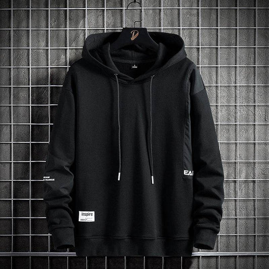 Autumn Hooded Men's Sweatshirt Plus Size Long Sleeve Sportswear - Mubimart
