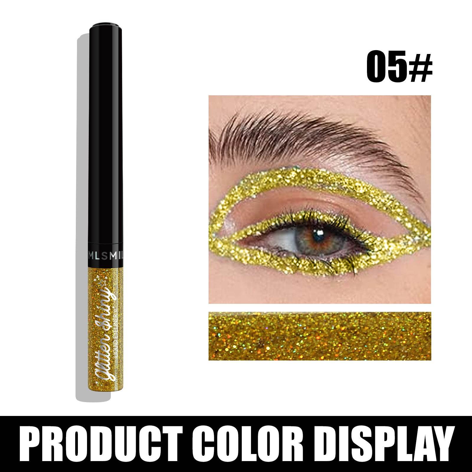 Quick Drying 12 Color Eyeliner Liquid - Mubimart