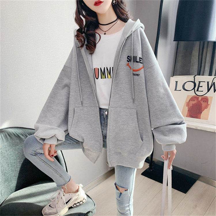 Temperament Hooded Top Plus Size Jacket - Mubimart