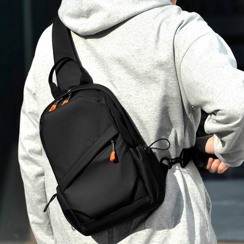 Mens Fashion Casual Single Shoulder Crossbody Bag - Mubimart