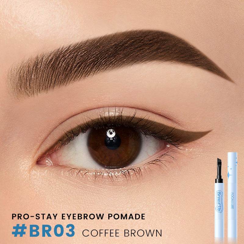 2 In 1 3D Eyebrow Gel Cream Eyeliner Pencil 3 Colors Waterproof Long-lasting Eyebrow Pomade Enhancers Makeup Cosmetics - Mubimart