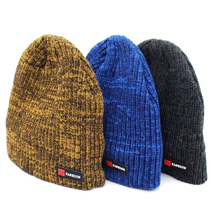 Men And Women Can Wear Fashion Letter Knitted Hats - Mubimart