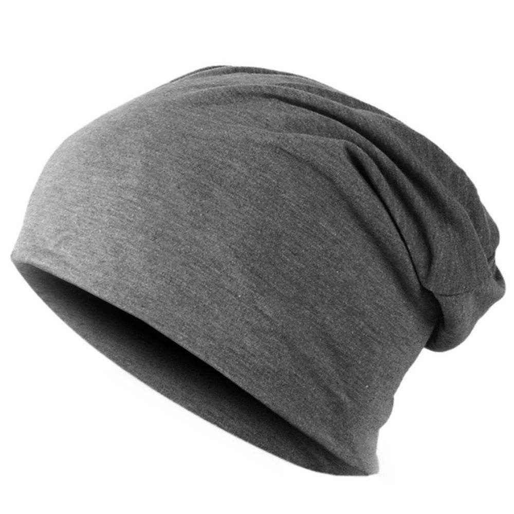 Solid Color Autumn Spring Beanies Hats For Man Male - Mubimart