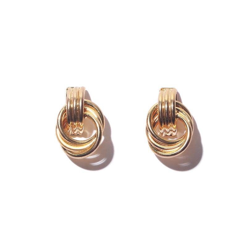 Luna Layered Hoop Earrings - Mubimart