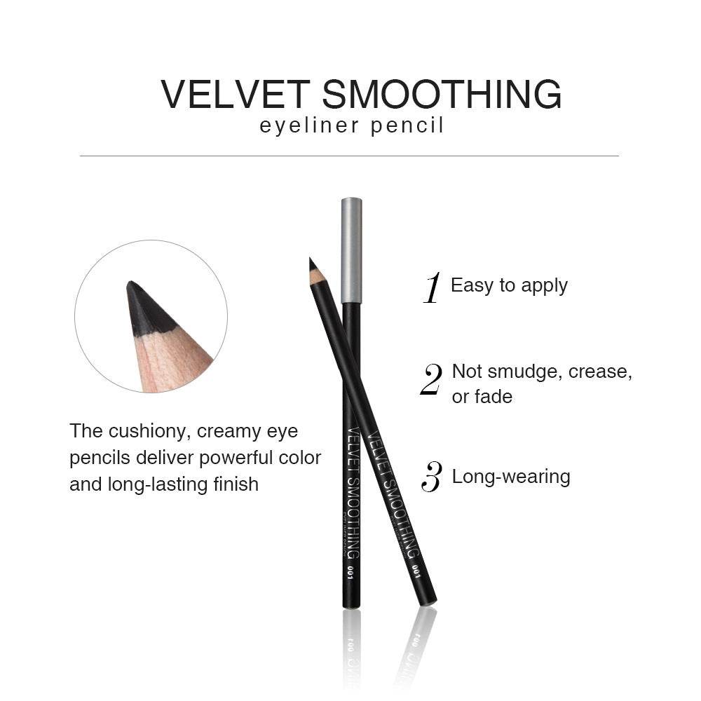 Fashion Wooden Makeup Eyebrow Pencil Eyeliner - Mubimart