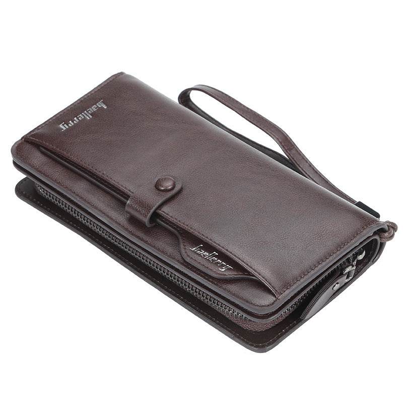 Men's Retro Multifunction Phone Bag Wallet - Mubimart