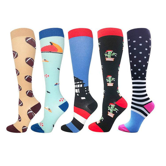 Outdoor Cycling Compression Athletic Tube Socks - Mubimart
