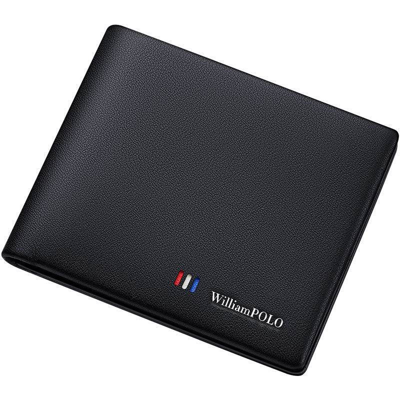 Men's First Layer Leather Wallet - Mubimart