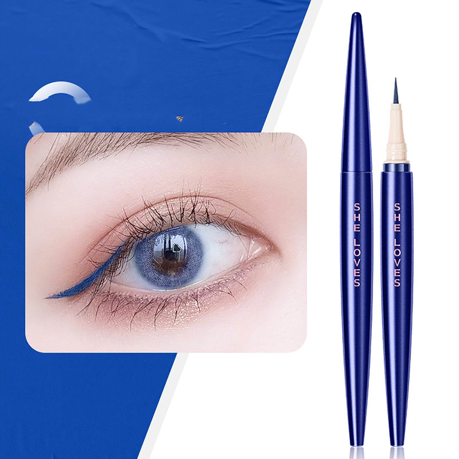 Liquid Eyeliner Pencil In Black Brown Extra Fine Lower Lashes - Mubimart