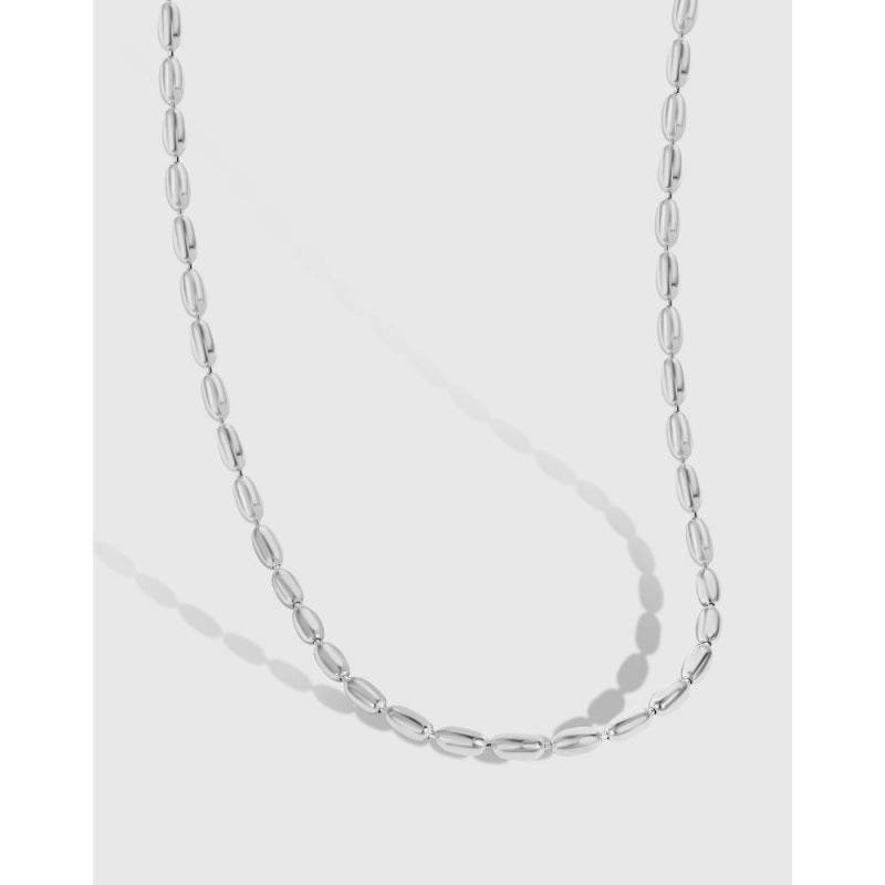 925 Sterling Silver Necklace For Women Choker Fashion Special-interest Design Sense Ornament - Mubimart