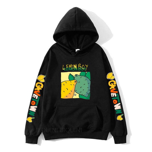 Cavetown Lemon Boy Cartoon Print Hoodies For Fans Mens Cartoon - Mubimart