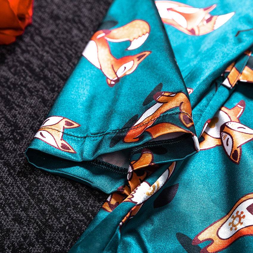 Pure silk nightgown skirt - Mubimart