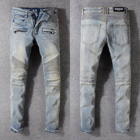 Biker Jeans - Mubimart