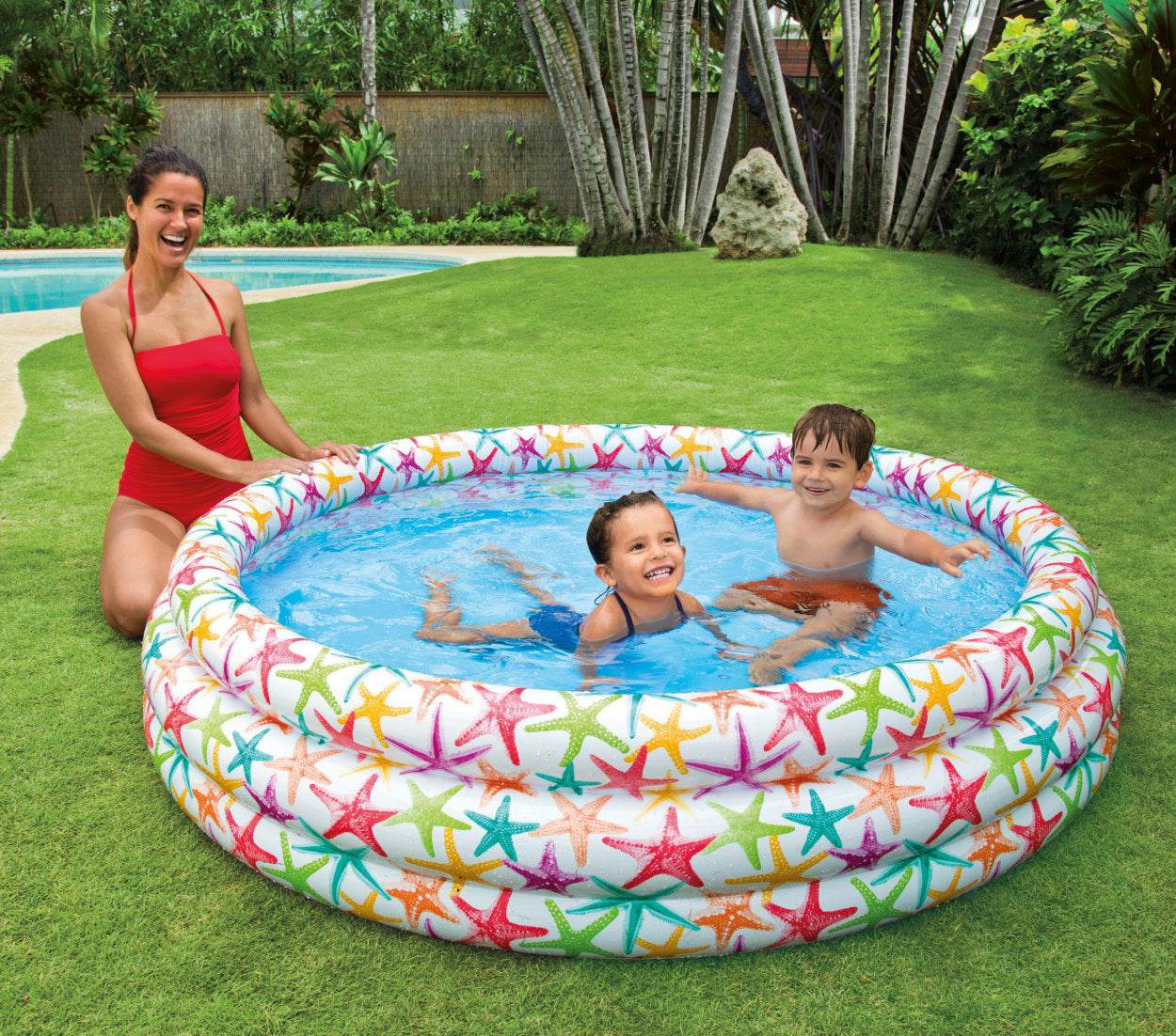 Round Inflatable Pool for Baby Swimming Bathing - Mubimart