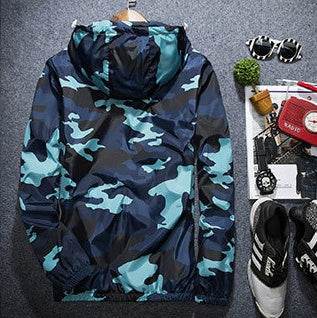 Covrlge Men Jacket Fashion Spring Men Brand Camouflage Jackets Casual Mens Coat Men's Hooded Luminous Zipper Coats MWJ011 - Mubimart