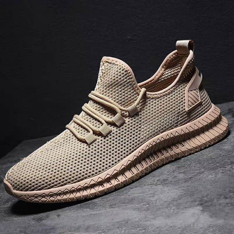 Flying Woven Breathable Sports Casual Shoes Men - Mubimart