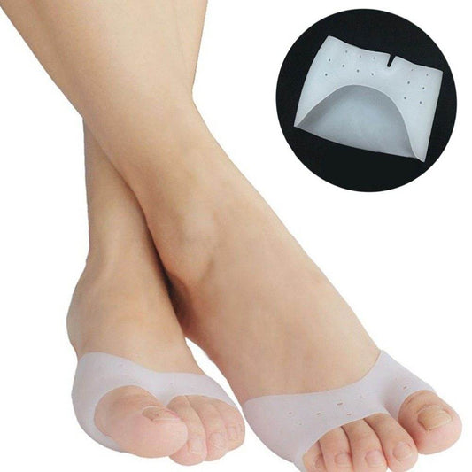Silicone Gel Toe Separator Feet Care Tools Splint Straightener Corrector Hallux Valgus Massager - Mubimart